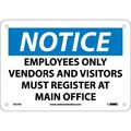 Nmc Notice Employees Only Sign, N270A N270A