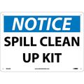 Nmc Notice Spill Clean Up Kit Sign, N345AB N345AB