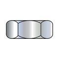 Zoro Select Heavy Jam Nut, 7/16"-14, Steel, Zinc Plated, 0.247 to 0.285 in Ht, 1600 PK 43NHHJ