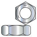 Zoro Select Jam Nut, 5/8"-11, Steel, Grade 5, Zinc Plated, 3/8 in Ht, 600 PK 62NJ5