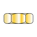Zoro Select Jam Nut, 5/16"-18, Steel, Zinc Yellow, 3/16 in Ht, 4000 PK 31NJY