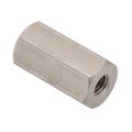 Ampg Coupling Nut, #10-32 and M6, Stainless Steel, Grade 18-8, Plain, 25 mm Lg, 13 mm Hex Wd NUT60110XM6
