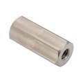 Ampg Coupling Nut, #6-32 and M4, Stainless Steel, Grade 18-8, Plain, 11 mm Lg, 11 mm Hex Wd NUT6016XM4
