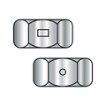 Zoro Select Lock Nut, 1/2"-13, 18-8 Stainless Steel, Not Graded, Wax, 200 PK 50NY188