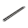 Tekton 1/4 Inch Drive x 13 Inch Socket Rail, 15 Clips (Gray) OSR02315