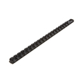 Tekton 1/4 Inch Drive x 18 Inch Socket Rail, 20 Clips (Black) OSR03220