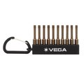 Vega Impactech Torx T25 Carabiner Set, 10 pc, 4 in Length, S2 Steel P150T25CS10