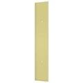 Deltana Push Plate 20" For 10" Door Pull Bright Brass PPH3520U3