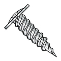 Zoro Select Self-Drilling Screw, #8 x 1 in, Plain 18-8 Stainless Steel Truss Head Phillips Drive, 2500 PK 0816PPM188