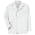 Red Kap Mens White Office Coat 80/20 KP10WH RG 4XL