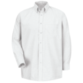 Red Kap Mens White Drs Shirt 60/40 Oxf L/Sl SR70WH 19536