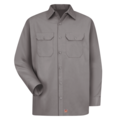 Red Kap Mens Ls Twill 65/35 Work Shirt-Sv, XL ST52SV LN XL