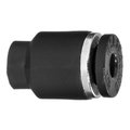 Usa Industrials Nylon Push to Connect Fitting - Cap for, 3/8" Tube Size, Black ZUSA-TF-PTC-740