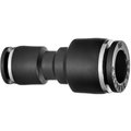 Usa Industrials Nylon Push to Connect Fitting - Union Re, 12mm x 10mm Tube Size, Black ZUSA-TF-PTC-153