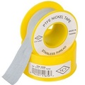 Smith-Cooper Nickel PTFE Tape, for SS 3/4X260" 4382000350