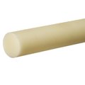 Usa Industrials Nylon Plastic Rod 3 ft L, 1/2 in Dia. BULK-PR-NYL-47