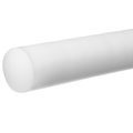 Usa Industrials PTFE Plastic Rod 1 ft L, 3/4 in Dia. BULK-PR-PTFE-40