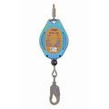 Tractel Self Retracting Lifeline, 30 ft., Blue RA30G