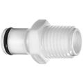 Usa Industrials Acetal Quick Disconnect, Straight, 1/4" Plug x 1/4" Male NPT ZUSA-TF-QD-A-24