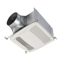 Broan Exhaust Fan, Selectable 110-130-150 CFM, D, Energy Star® Certified QTXE110150DCS
