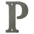 Deltana Residential Letter P Antique Nickel 4" RL4P-15A