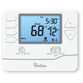 Robertshaw Digital Wall Thermostat, White, 1" D RS9220