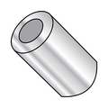 Zoro Select Round Spacer, Plain Aluminum, 3/4 in Overall Lg, #6 Inside Dia 311206RSA
