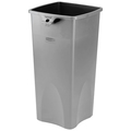 Rubbermaid 23 gal. Trash Can, Gray, Plastic RUB210CGR