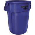 Rubbermaid Commercial 55 gal Trash Can, Blue RUB355CBLU