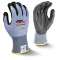 Radians Cut Resistant Coated Gloves, A4 Cut Level, Polyurethane, M, 1 PR RWGD104M