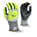 Radians Cut Resistant Coated Gloves, A4 Cut Level, Nitrile, 2XL, 1 PR RWGD110XXL