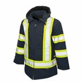 Tough Duck Duck Safety Parka, Navy, LT S15741