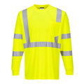 Portwest Hi-Vis Long Sleeved T-Shirt, XL S192
