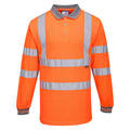 Portwest Hi-Vis Polo Shirt L/S, XXL S277