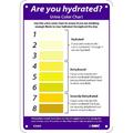 Nmc Urine Color Hydration Chart Sign, S300A S300A