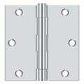 Deltana Bright Chrome Door and Butt Hinge S35U26-R