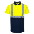 Portwest Hi-Vis 2-Tone Polo Shirt, XL S479