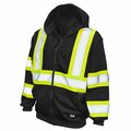 Tough Duck Small Hi-Vis Sweatshirt, Black S49411