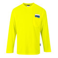 Portwest Long Sleeve Pocket T-Shirt, Med S579