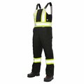 Tough Duck Insulated Safety Overall, Black, 3XL S75721