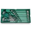 Sata SAE Combination Wrench Tray Set, 27 Pc. ST08034E