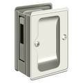 Deltana Hd Pocket Lock, Adj, 3-1/4" X 2 1/4" Sliding Door Rcvr Bright Nickel SDAR325U14