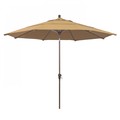 March Patio Umbrella, Octagon, 110.5" H, Olefin Fabric, Champagne 194061038642