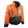 Radians Radians SJ210B Three-in-One Deluxe High Visibility Bomber Jacket SJ210B-3ZOS-M