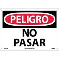 Nmc Danger No Trespassing Sign - Spanish, SPD81AB SPD81AB
