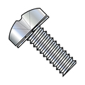 Zoro Select #10-32 x 1/2 in Phillips Pan Machine Screw, Zinc Plated Steel, 6000 PK 1108SPP