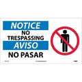 Nmc Notice No Trespassing Sign - Bilingual, SPSA112P SPSA112P
