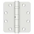 Deltana White Door and Butt Hinge SS4540R4BNUSPW