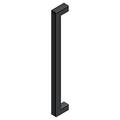 Deltana Single Side Contemporary Pull Black 18" SSP1810U19