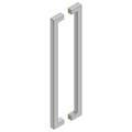 Deltana Back To Back Contemporary Pull Satin Stainless Steel 24" SSPBB2410U32D